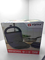 Сендвічниця вафельниця для випікання Б/У Alpina 750 Вт арт.109853