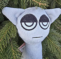 М'яка іграшка Грей Спрункі Grey Sprunki Incredibox Сірий 26*20*9 см (00517-88), фото 2