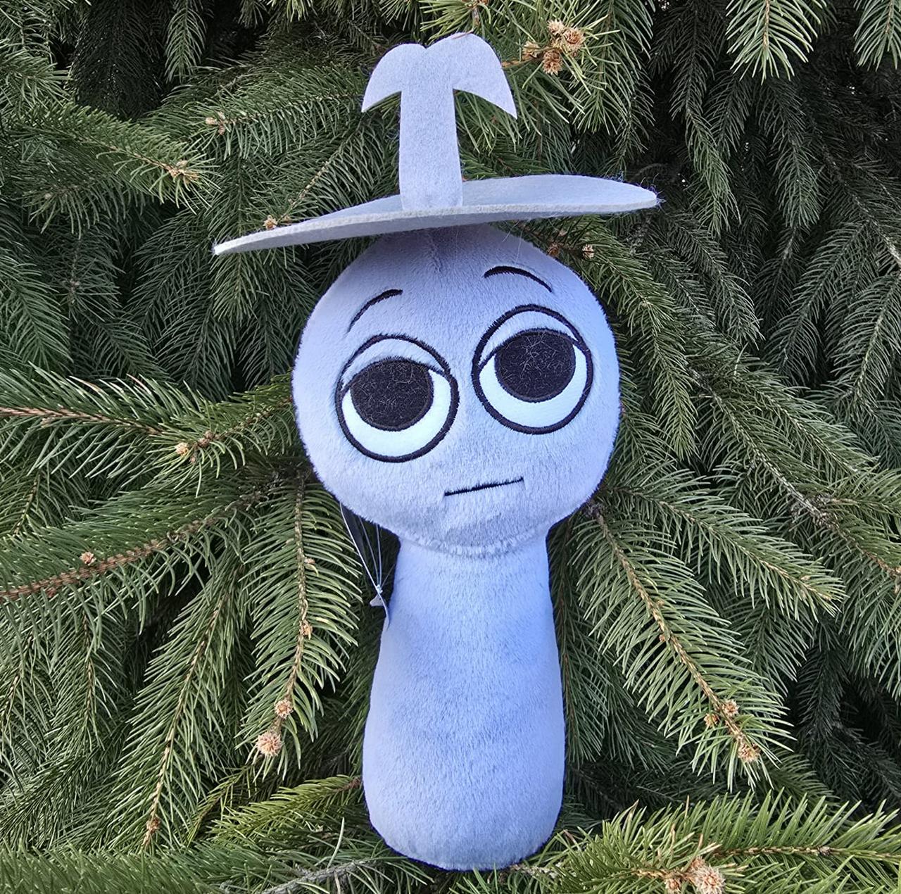 М'яка іграшка Клюкр Спрункі Clukr Silver Sprunki Incredibox Срібний 33*16*16 см (00517-83), фото 1