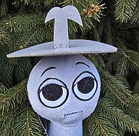 М'яка іграшка Клюкр Спрункі Clukr Silver Sprunki Incredibox Срібний 33*16*16 см (00517-83), фото 2