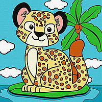 Картина за номерами обкладинка Гепард 25х25см