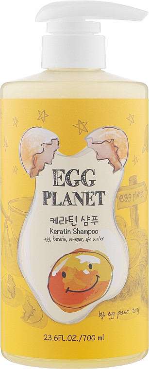 Шампунь з кератином для пошкодженого волосся Daeng Gi Meo Ri Egg Planet Keratin Shampoo 700 мл
