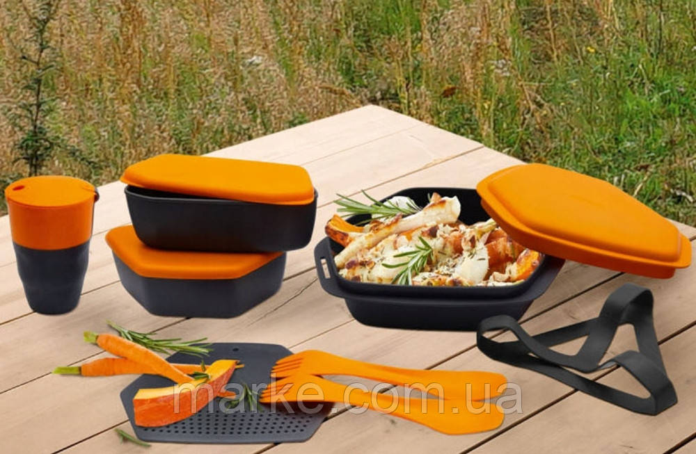 Кемпінговий набір посуду з 9 предметів Crivit (mrk)