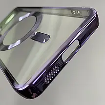 Чохол для Samsung Galaxy S25 чохол з магсейф із захистом камери на телефон самсунг с25 бузковий h3b, фото 4