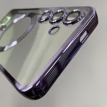 Чохол для Samsung Galaxy S25 чохол з магсейф із захистом камери на телефон самсунг с25 бузковий h3b, фото 5