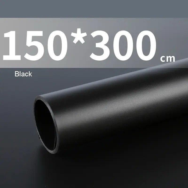 Вініловий ПВХ фон Profi-light 150×300 см Чорний Матовий, фото 1