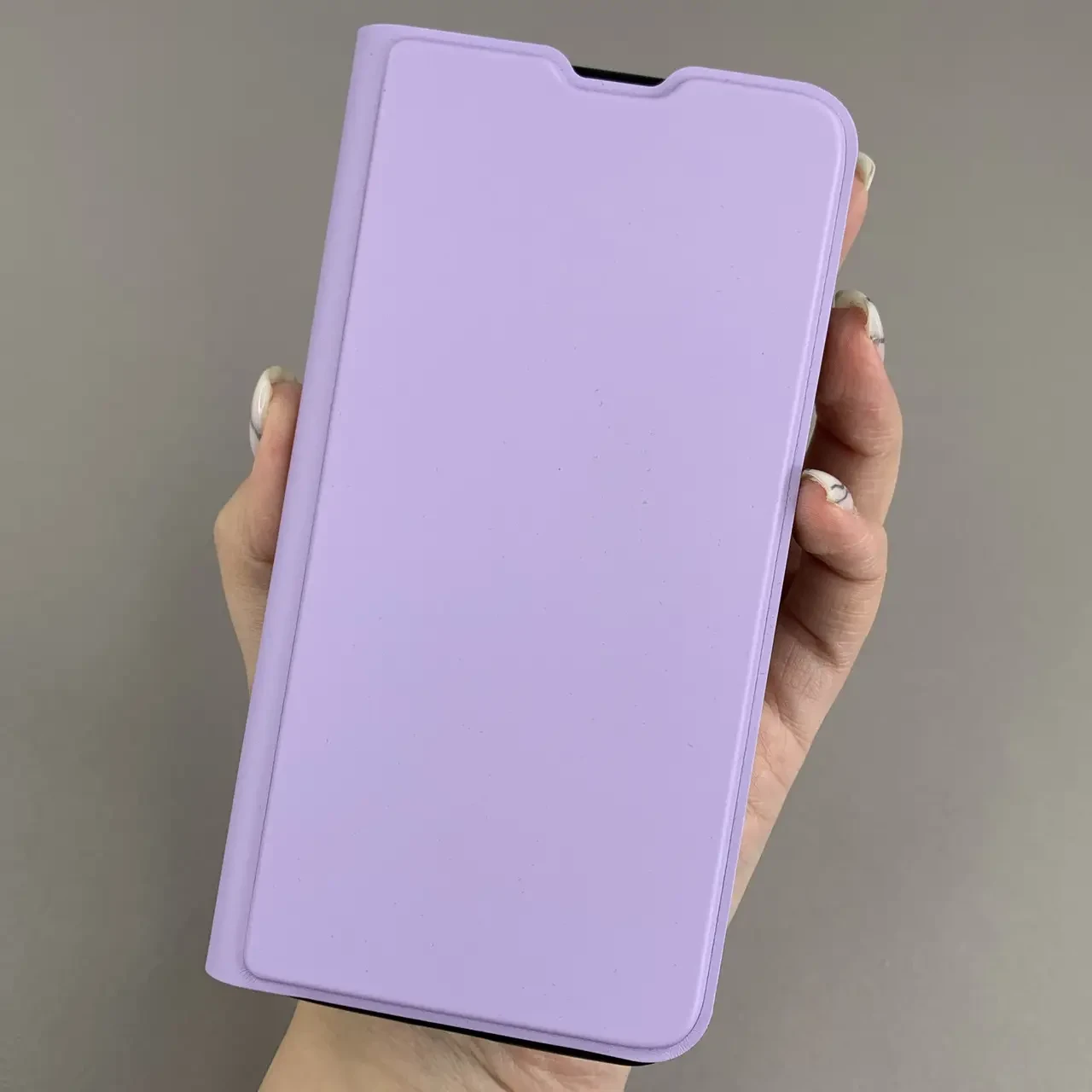 Чохол-книга для Samsung Galaxy S24 книжка софт тач із захистом камери на телефон самсунг с24 бузкова p8b