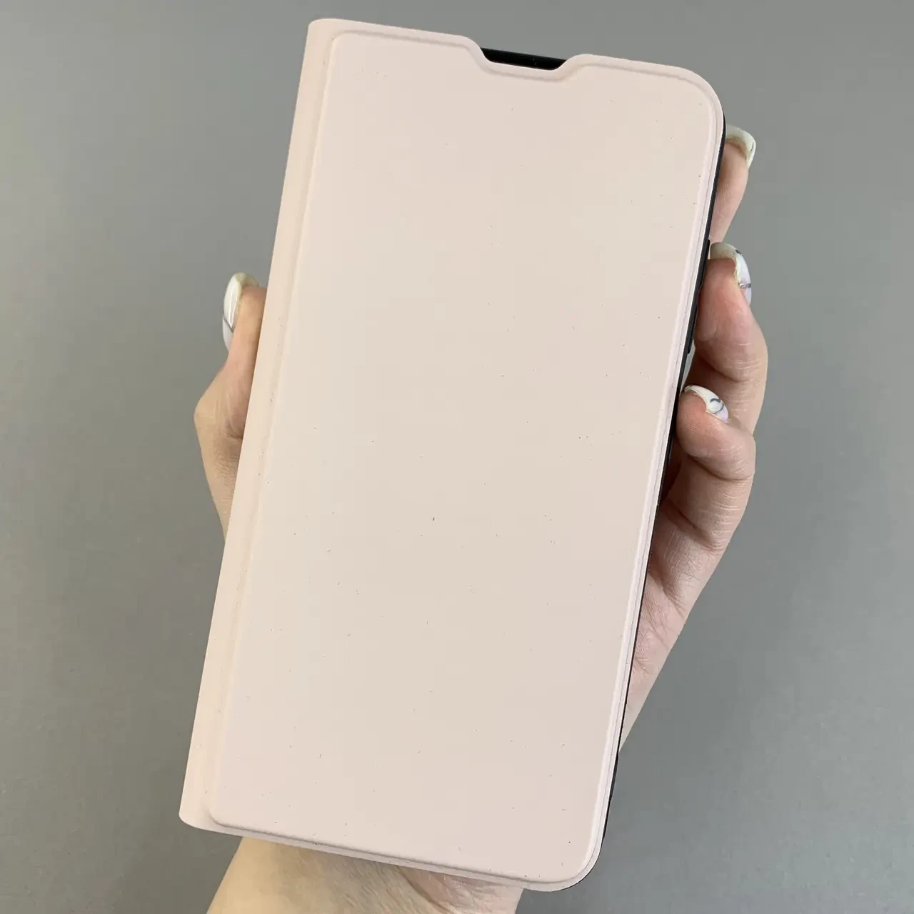 Чохол-книга для Samsung Galaxy S24 книжка софт тач із захистом камери на телефон самсунг с24 пудрова p8b
