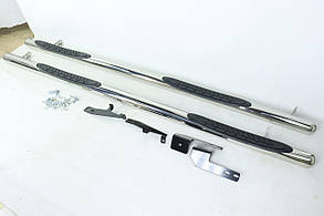 Бокові пороги (труби, JAN) Mercedes ML164 2005-2011