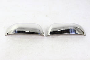 Накладки на дзеркала (комп.: 2 шт., нерж., TR) Renault (Dacia) Duster 2009-...