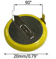Акумулятор 3,6 V CR2032 батарейка в ключ BMW (БМВ) Land Rover (Ленд Ровер) Range Rover(Ренж Ровер) - 90 град, фото 5