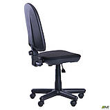 Крісло офісне для персоналу Комфорт Нью А-1 бех підлокітників на колесах, фото 4