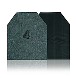 Бронеплити Miilux Protection 500, 6,5 мм, 4-й клас захисту (комплект 2 шт), фото 4