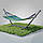 Стійка для гамака + Двомісний гамак з планкою RIO XXL зелений, фото 5