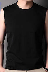 Чоловіча футболка 100% Бавовна Марка "COSTOM" Арт.8805 (чорний)