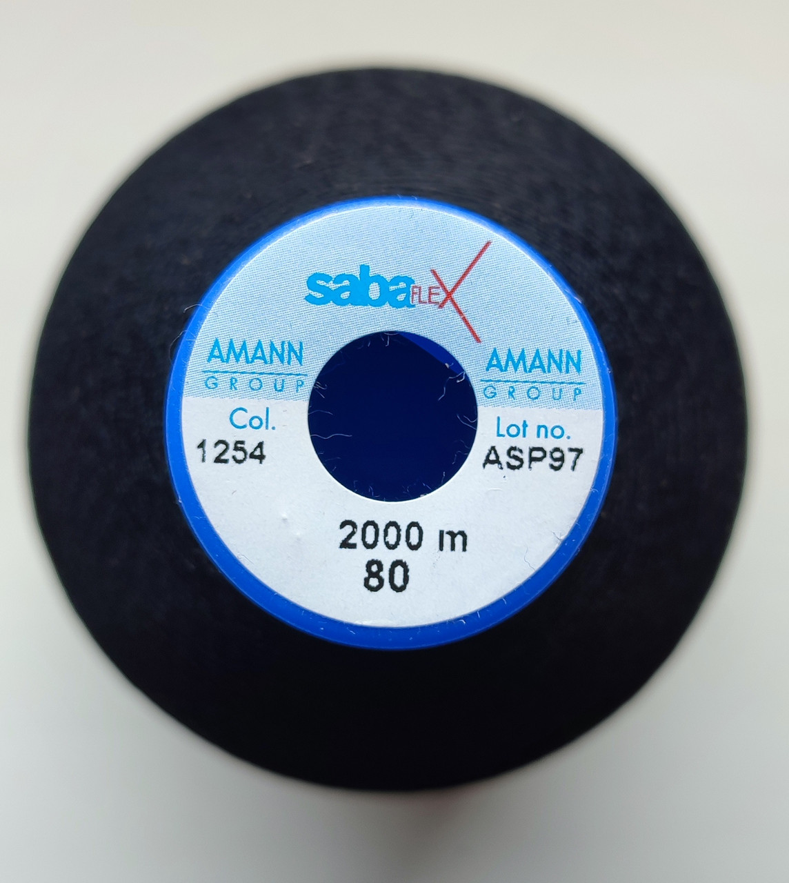 Еластична нитка Amann SabaFlex #80 .
( арт кольору 1254 ). 2000 метрів