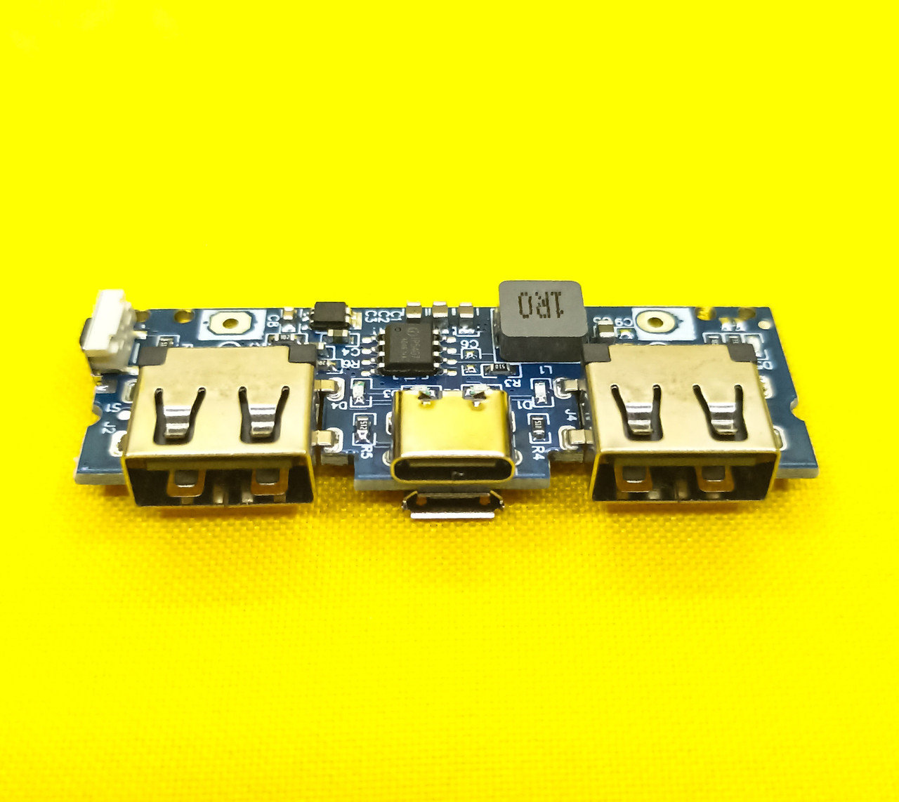 Модуль заряду LX-LBU2C li-ion батареї, 2.4А Type-c, micro USB