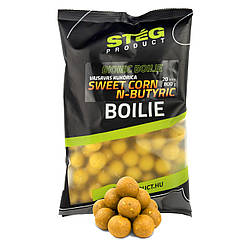 Бойли Steg Product Bionic Boilies Corn-Nbutyric 20mm 800g