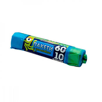 Пакет для сміття 60 L із затяжкою 643293 G-Rich