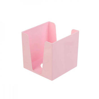 Бокс для паперу 90х90х90мм BuroMAX ВМ6360-10 рожевий 643354 G-Rich