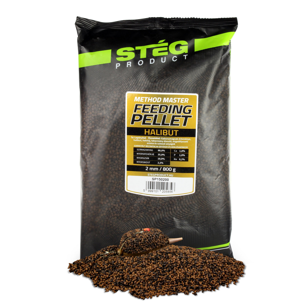 Пелетс Steg Product Feeder Pellet Halibut 2mm 800g, фото 1