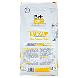 Сухий корм Brit Care Cat GF Haircare Healthy & Shiny Coat для котів, догляд за шкірою і шерстю лосось та курка 7 кг, фото 3