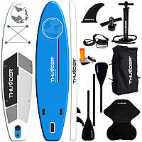 Надувна дошка SUP THUNDER Planet 320 см з веслом Blue