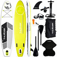 Надувна дошка SUP THUNDER Planet 320 см з веслом Lime