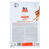 Сухий корм Brit Care Cat GF Indoor Anti-stress для котів, які постійно живуть у приміщенні курка 2 кг, фото 3