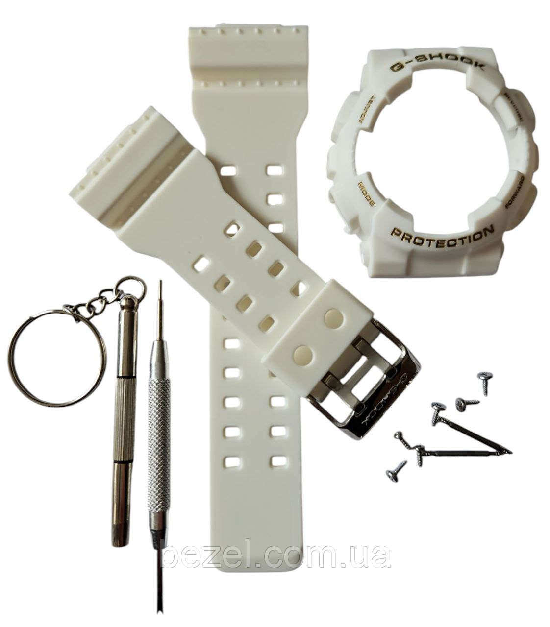 Ремінець + безель (рант) для годинника CASIO GA-100, фото 1