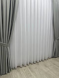 Однотонна штора блекаут (Blackout) Колір: світло-сірий, фото 5