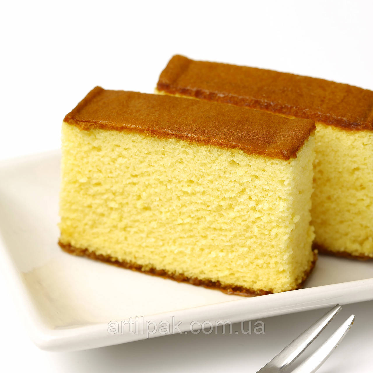 Ванільний шифоновий бісквіт Кватро (фасування 1 кг) для різних видів масляних кексів, бісквітів, фото 1