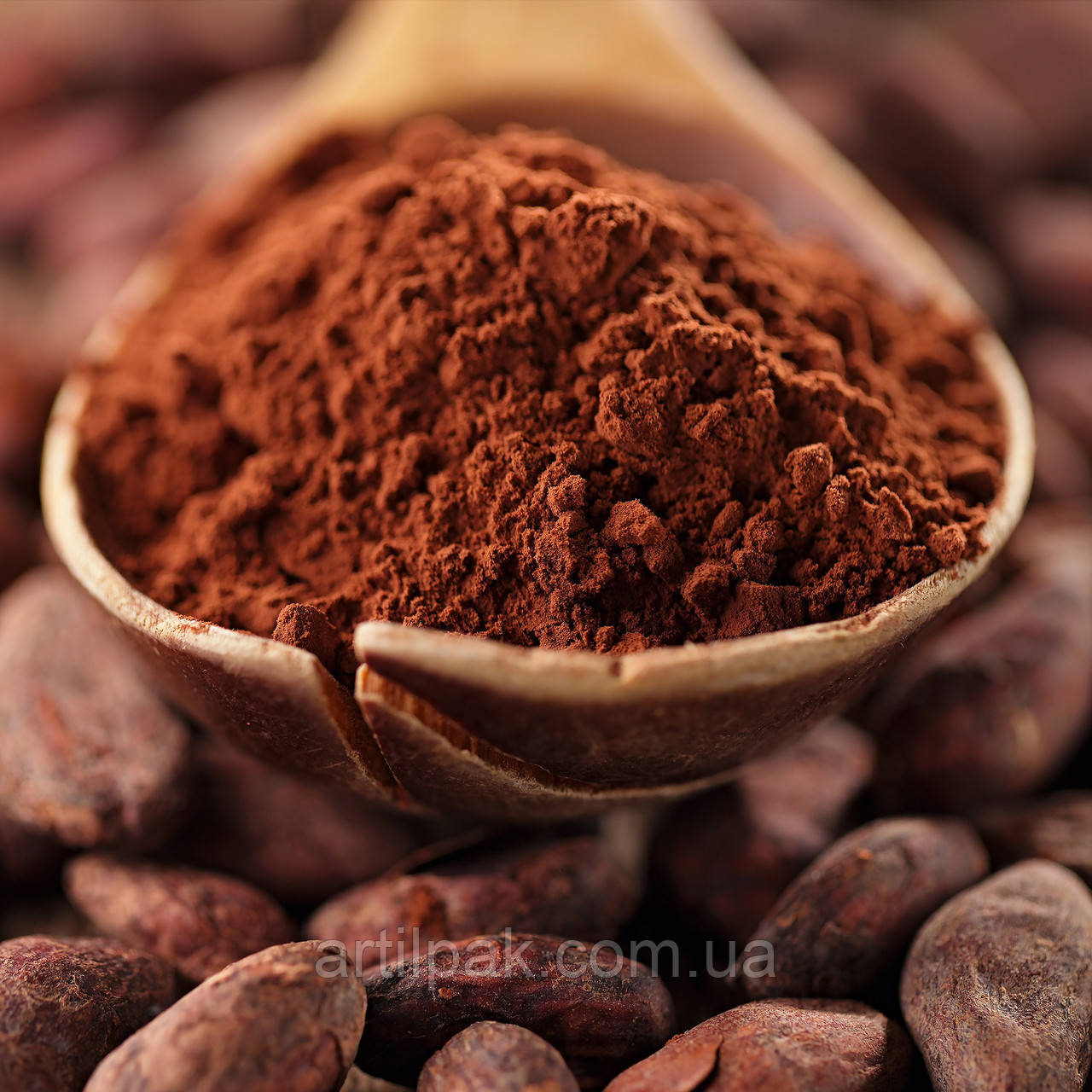 Алкалізований какао-порошок (фасування 0,5 кг), фото 1
