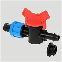 Кран (мінікран) стартовий з резінкой для крапельної стрічки