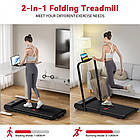Бігова доріжка складна з дугою Treadmill C1 Чорна 10 км/год, до 120 кг, фото 4