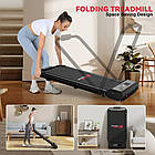 Бігова доріжка складна з дугою Treadmill C1 Чорна 10 км/год, до 120 кг, фото 7