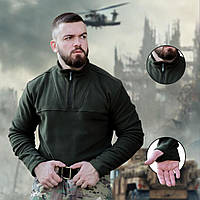Кофта тактична на флісі хакі
