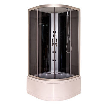 Душовий бокс Vivia ECO 9934 CH 90х90х199, фото 3