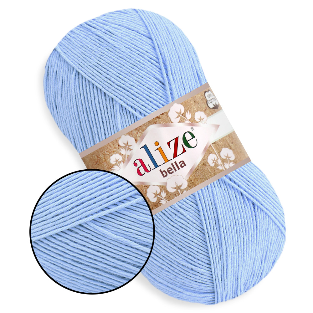 Alize Bella 100, Блакитний №40, фото 1