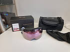 Маска гірськолижна Oakley Flight Deck XM Matte Black Лінза Prizm Hi Pink + кейс, фото 7
