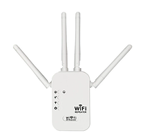 Підсилювач Wi Fi Repeater Ретранслятор вай фай з 4 антенами