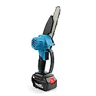 Акумуляторна універсальна ланцюгова міні пила Makita DUC155Z батарея 36V 6AH з шиною 15см, фото 6