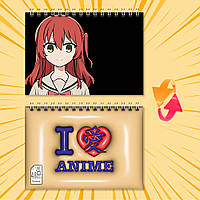 Блокнот на пружині в клітинку 48 арк. Bocchi the Rock / Самітниця-рокерка! 002