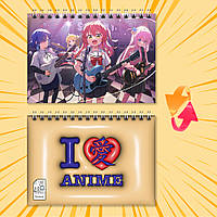 Блокнот на пружині в клітинку 48 арк. Bocchi the Rock / Самітниця-рокерка! 017