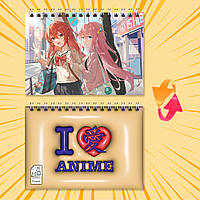 Блокнот на пружині в клітинку 48 арк. Bocchi the Rock / Самітниця-рокерка! 019