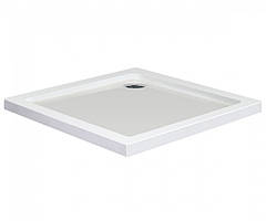 Душовий піддон акриловий Volle Benita 90×90 см (10-22-905 tray), білий, квадратний