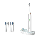 Електрична зубна щітка Sonic electric toothbrush X2 із 4 насадками. Чорна, фото 3