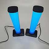 Лампа настільна світлодіодна RGB для ПК, телевізора та вечірок, розумний LED світильник з пультом, комплект 2 шт, HA-184, фото 7