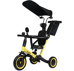 Багатофункціональний біговел-трансформер 5in1 Cruiser Versa з батьківською ручкою, козирком і захисним бортиком, від 1 року.