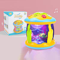 Дитячі іграшки для малюків 1-3 років океанічний світловий обертовий проектор, музичні іграшки, методика Монтессорі